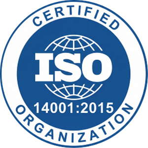 ISO 14001:2015 certified